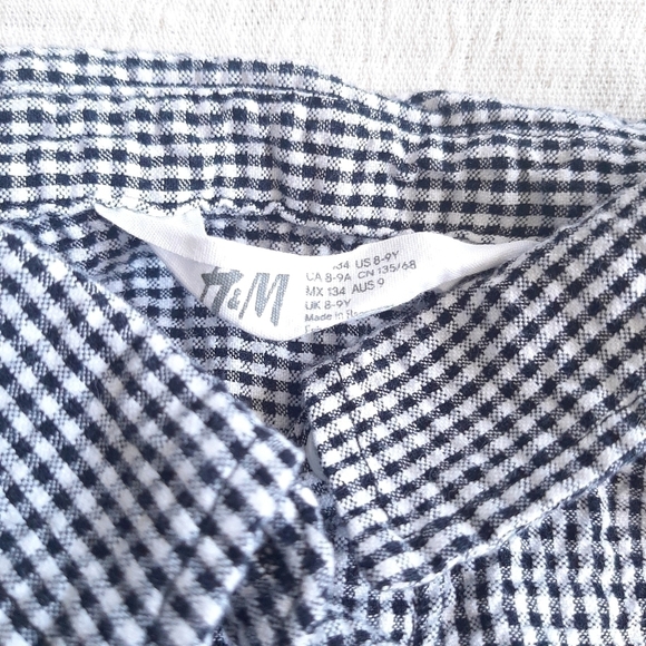 H&M sleeveless collared blouse size 8-9 years - Picture 5 of 8